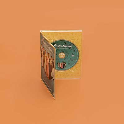 DVD Replication Disc in 4-Panel Digipak
