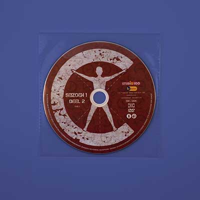 DVD Replication Disc in PVC Wallet